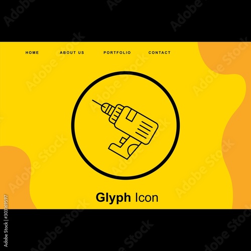 Drill icon for your project