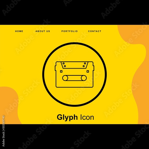Audio Tape icon for your project