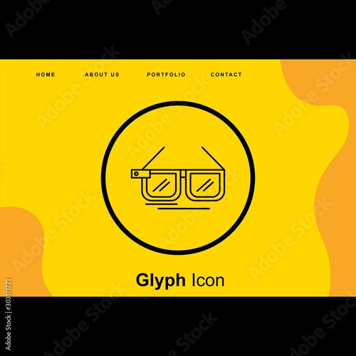 3d Glasses icon for your project
