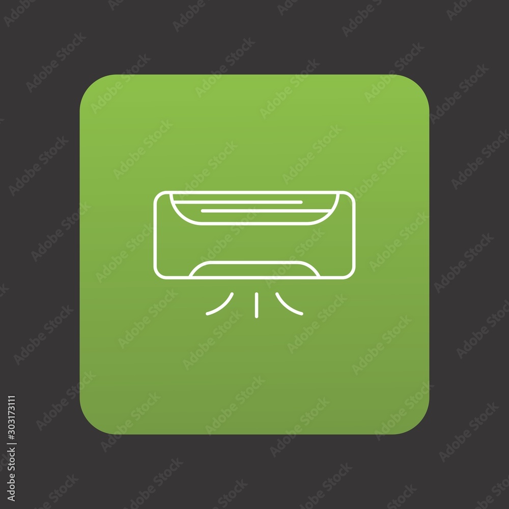 Air conditioner icon for your project Air conditioner icon for your project