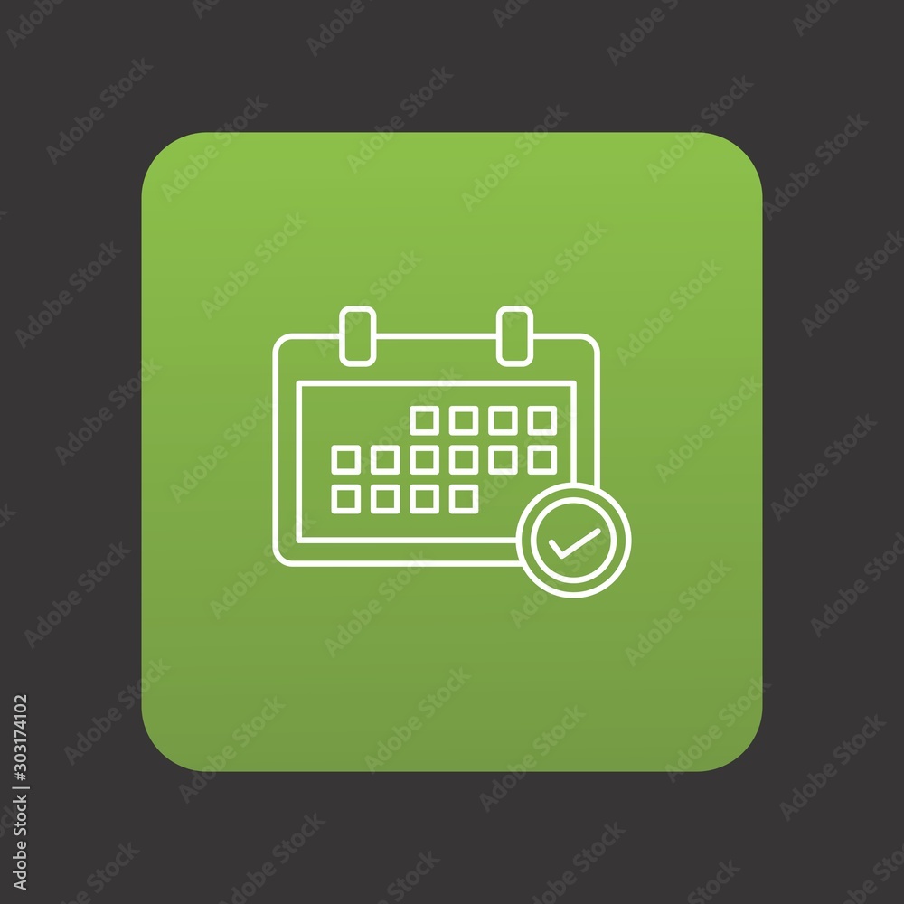 Chek Calender icon for your project Chek Calender icon for your project