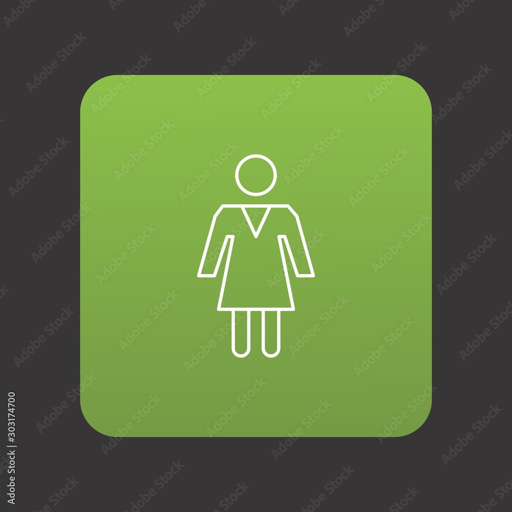 woman icon for your project woman icon for your project