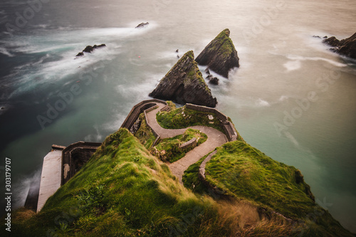 Dunquin Pier, Dingle, Co. Kerry,  one of the most iconic spot in Ireland photo