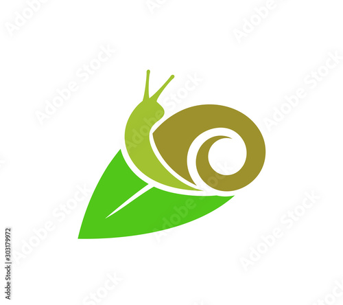 Grape snail icon. Isolated snails on white background