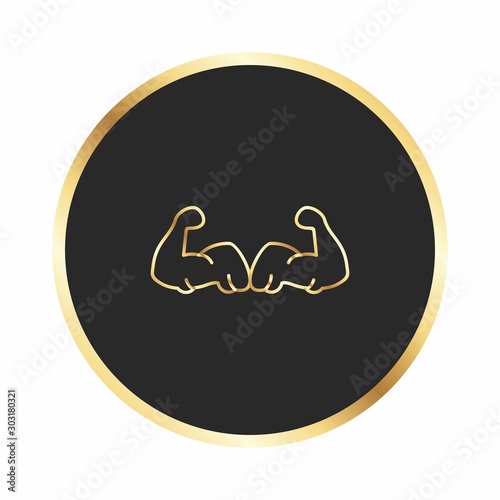  Body builder icon for your project