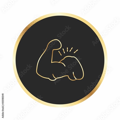  Body builder icon for your project