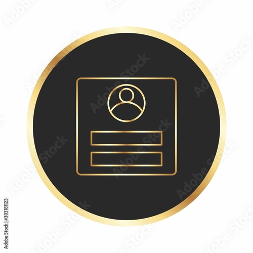  CV icon for your project