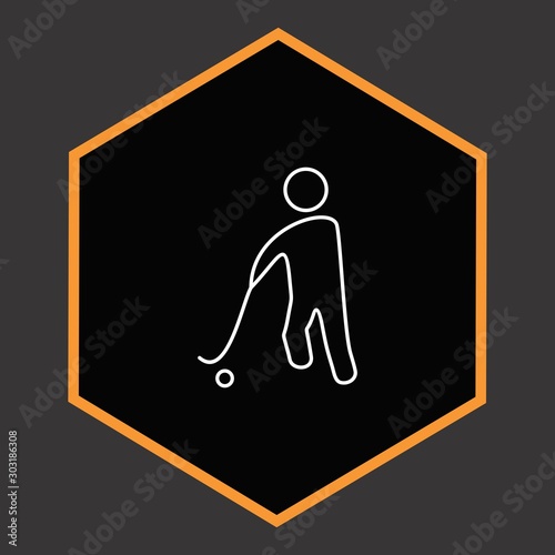  Hockey Player icon for your project