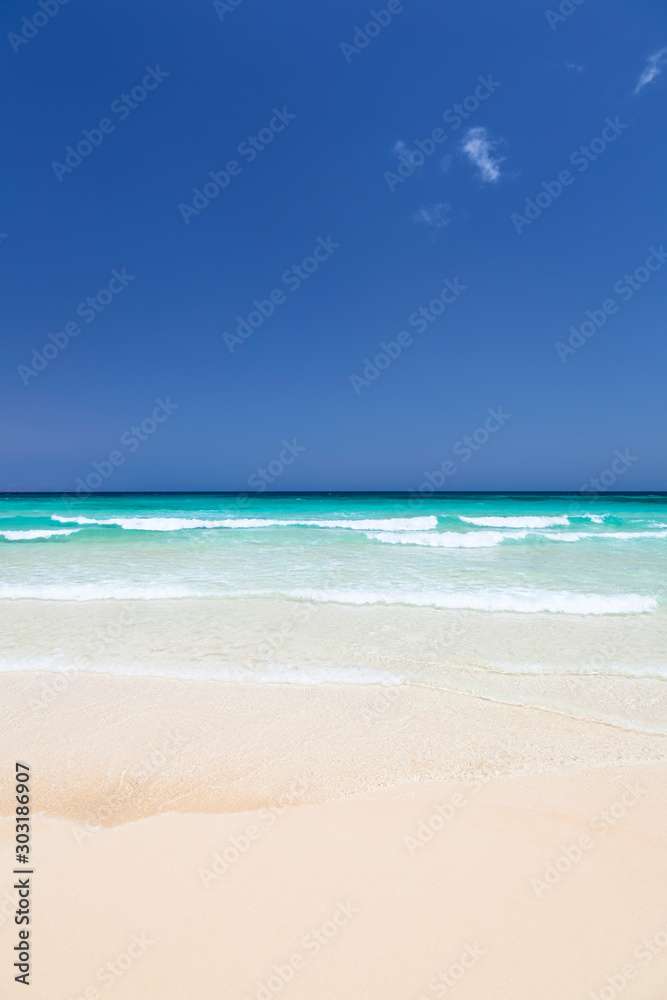 Perfect White Beach, Fuerteventura