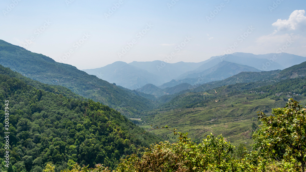 Panchase Valley, in Pokhara,Nepal