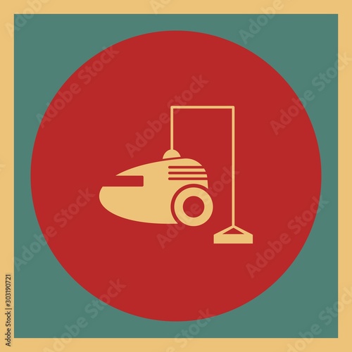 Vaccum cleaner icon for your project