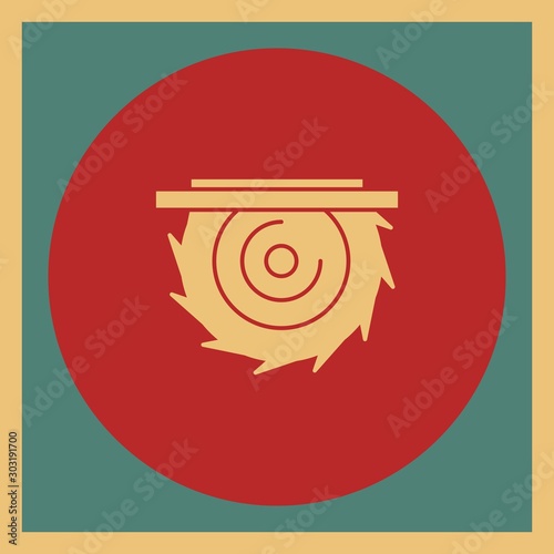 Circular saw icon for your project