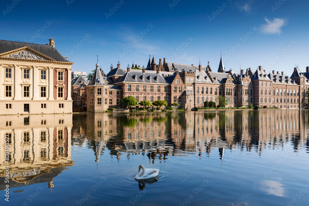 Fototapeta premium Dutch parliament buildings in The Hague