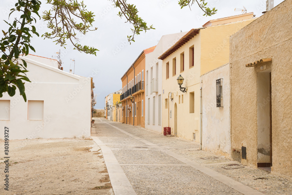   Tabarca Island Street. Alicante