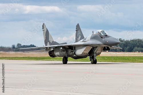 Soviet-made military jet photo