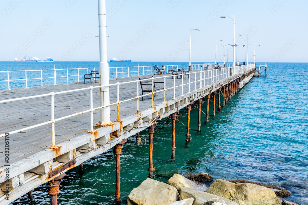 Naklejka premium Limassol City Views of Cyprus