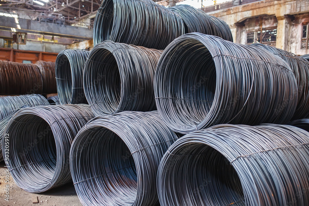 building armature are located in the warehouse of metallurgical products. Element of the constructional structure. building armature are located in the warehouse of metallurgical products. Element of the constructional structure.
