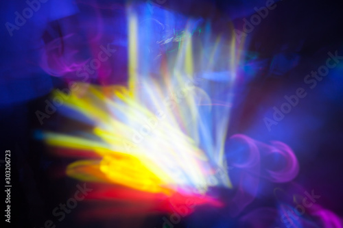 Abstract colorful light paintings 