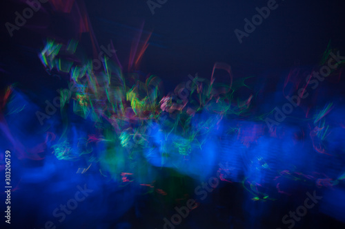 Abstract colorful light paintings 