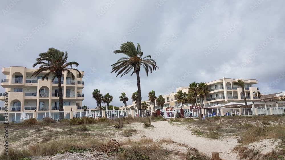 Alcudia Beach Mallorca Spain Summer Holiday Alcudia Beach Mallorca Spain Summer Holiday