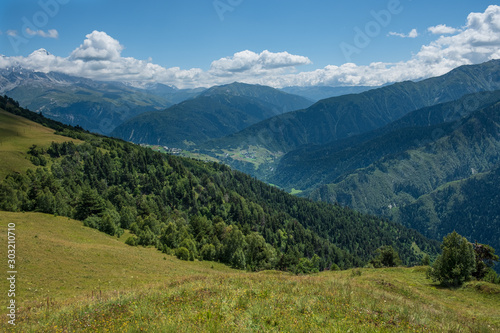 Zuruldi mountains - popular trek in Svaneti, Georgia.  © Ji