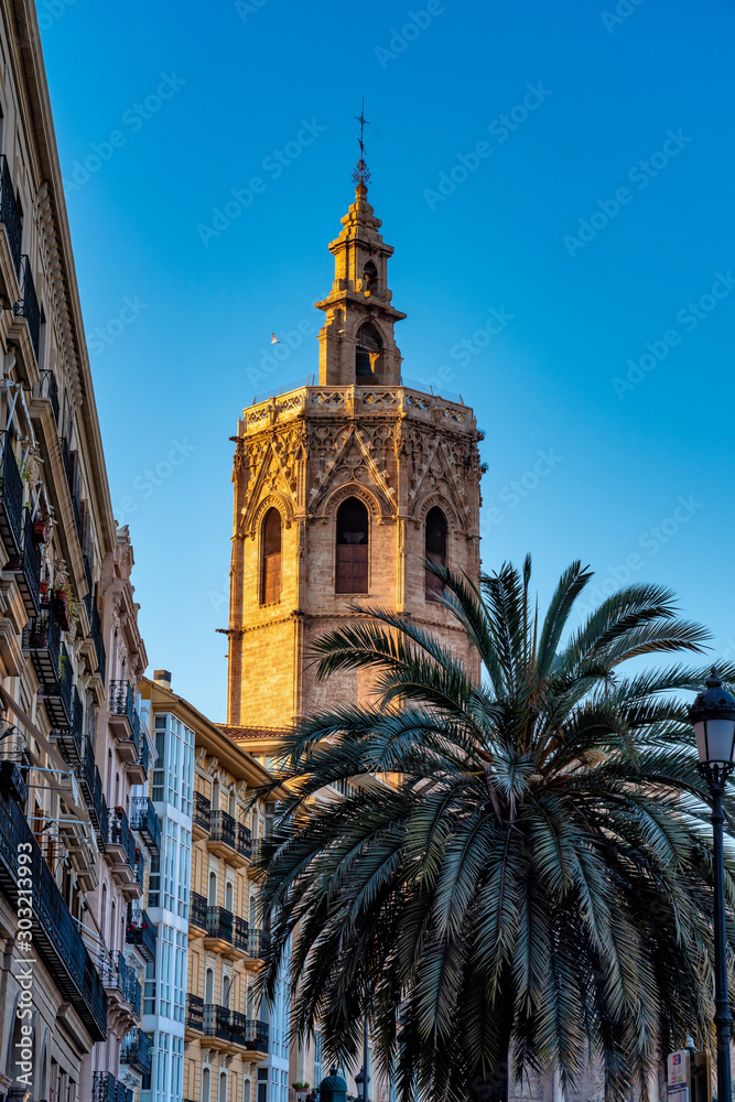 Famous church in the city of Valencia in Spain. Famous church in the city of Valencia in Spain.