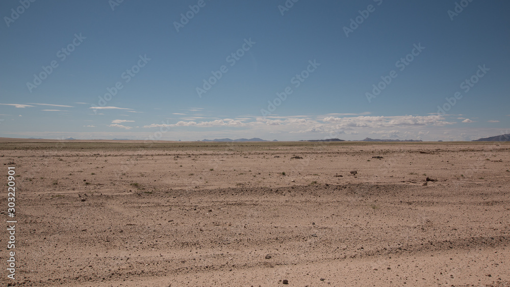 Namib-Naukluft Ebene in der Wüste
