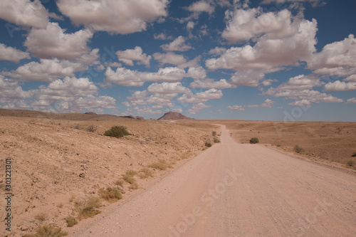 Sandpiste in Schlesien, Hardap Gebiet, Namibia 