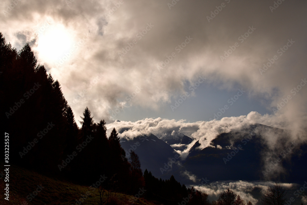 Obraz premium Autumn in Valtellina
