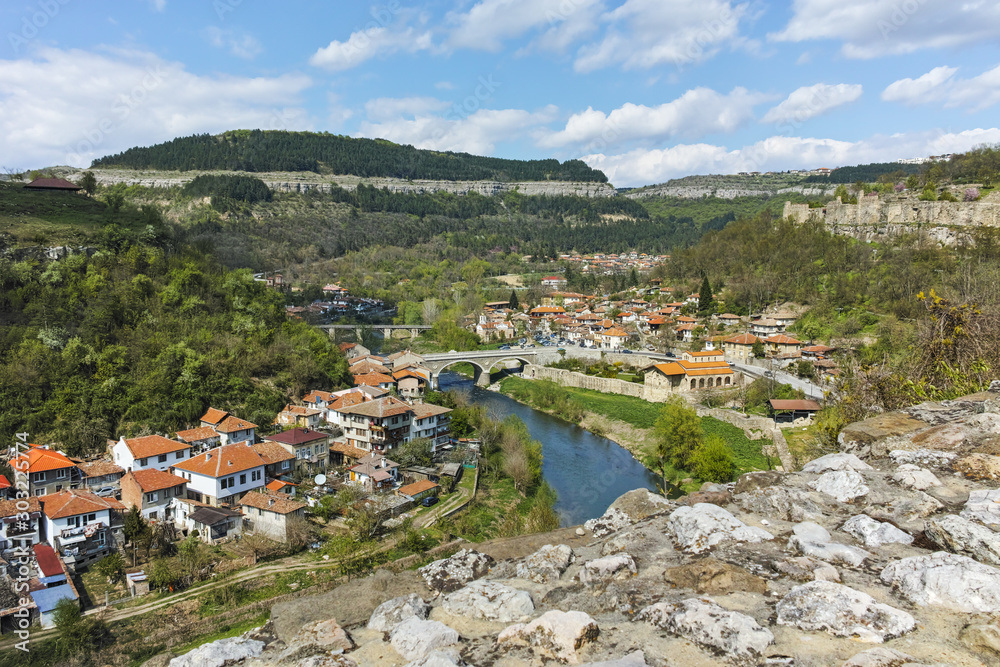 Panorama of city of Veliko Tarnovo, Bulgaria