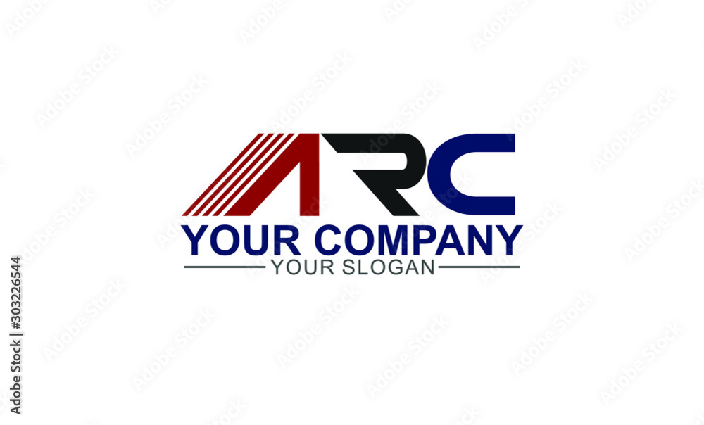 creative simple modern strong initial ARC Logo template vector icon for any business, accounting, consulting, fitness, real estate. constructions creative simple modern strong initial ARC Logo template vector icon for any business, accounting, consulting, fitness, real estate. constructions