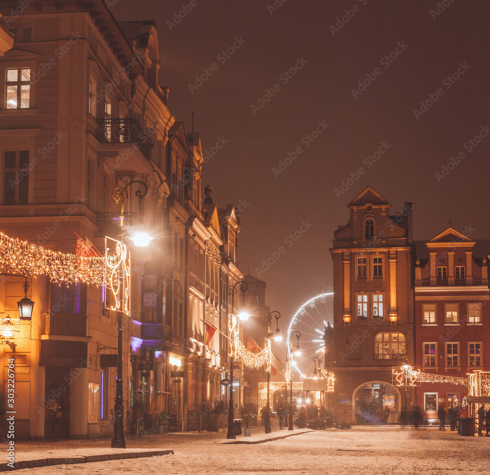 Christmas fair in Poznan, Poland