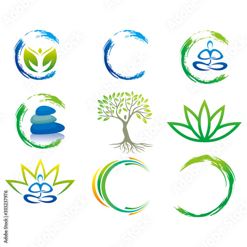 Set Of Therapy Logo