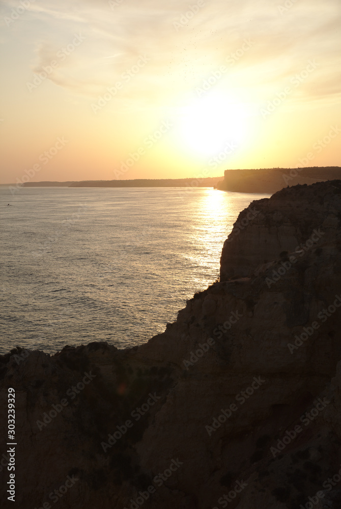 NB__8669 Sunset in Lagos Algarve Portugal