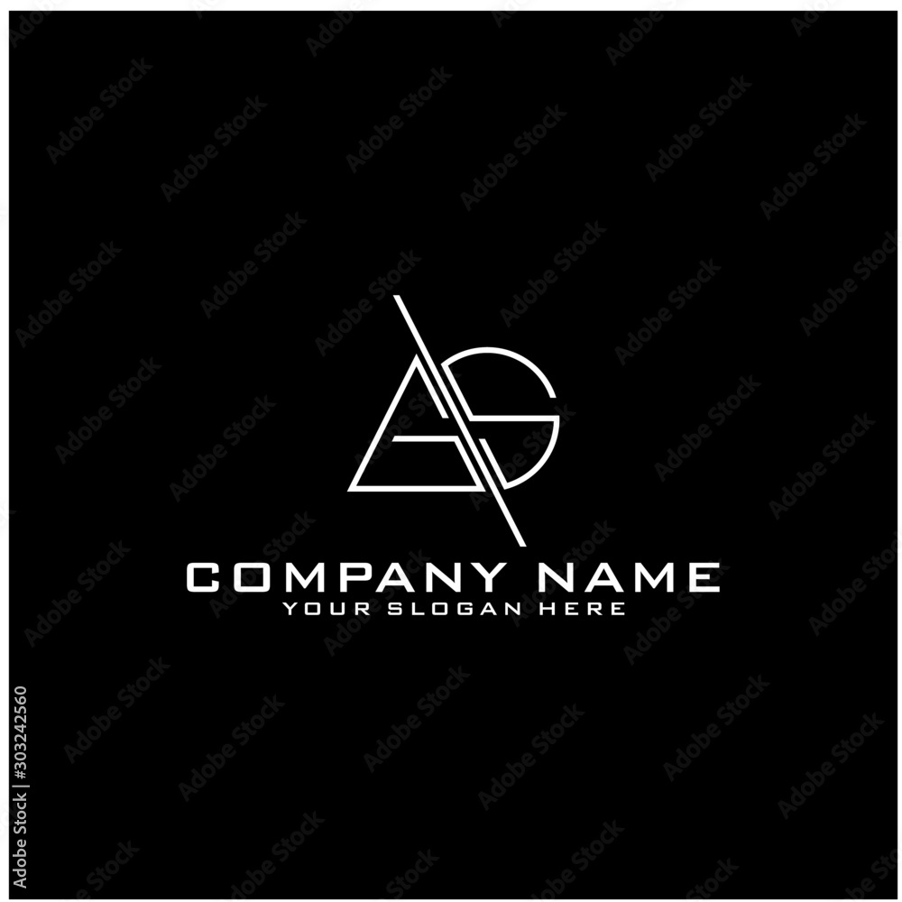 Letter GS logo icon design template elements Letter GS logo icon design template elements