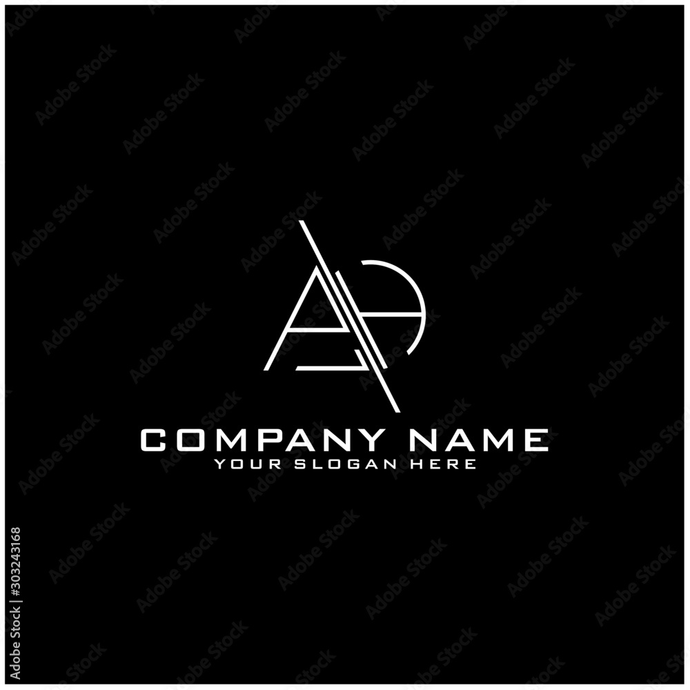 Obraz premium Letter PH logo icon design template elements