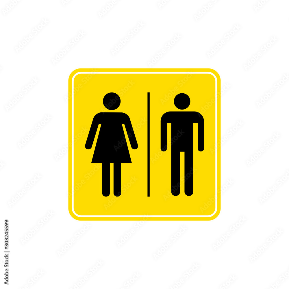 vector toilet sign symbol icon design vector toilet sign symbol icon design