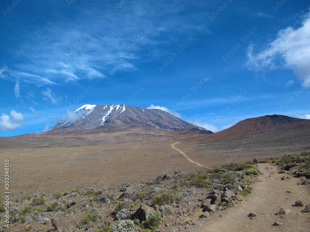 view of Mount Kilimanjaro - roof of Africa