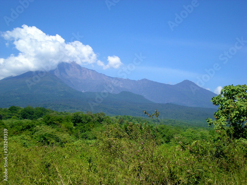 view of mount mere in Arusha  Tanzania