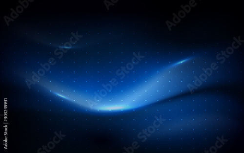 Abstract blue modern futuristic technology with wavy pattern background