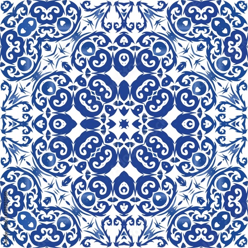 Ceramic tiles azulejo portugal.