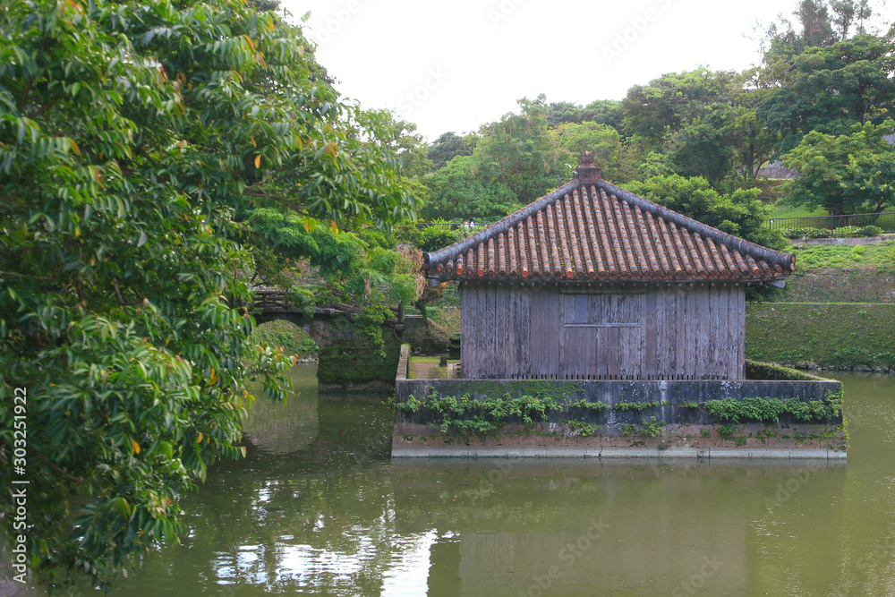Tranquil Garden in Okinawa, Japan – Benzai Tendo near Shuri Castle