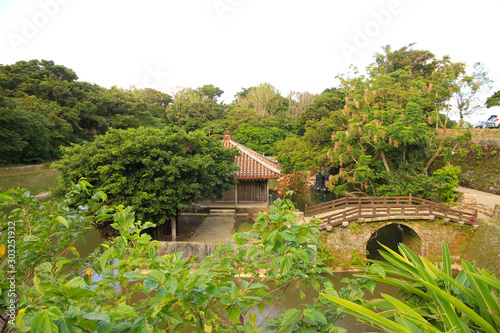 Canvastavla Tranquil Garden in Okinawa, Japan – Benzai Tendo near Shuri Castle