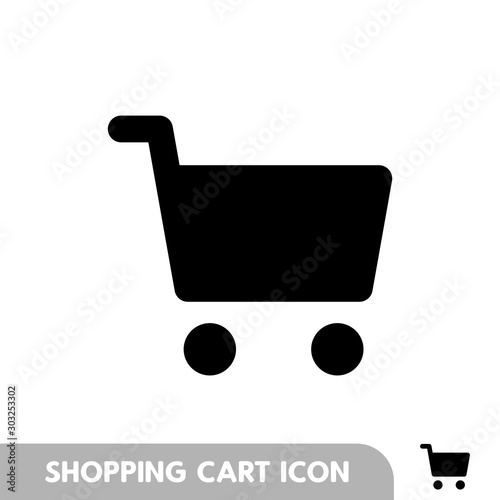 Shopping Cart Icon, flat design best vector icon