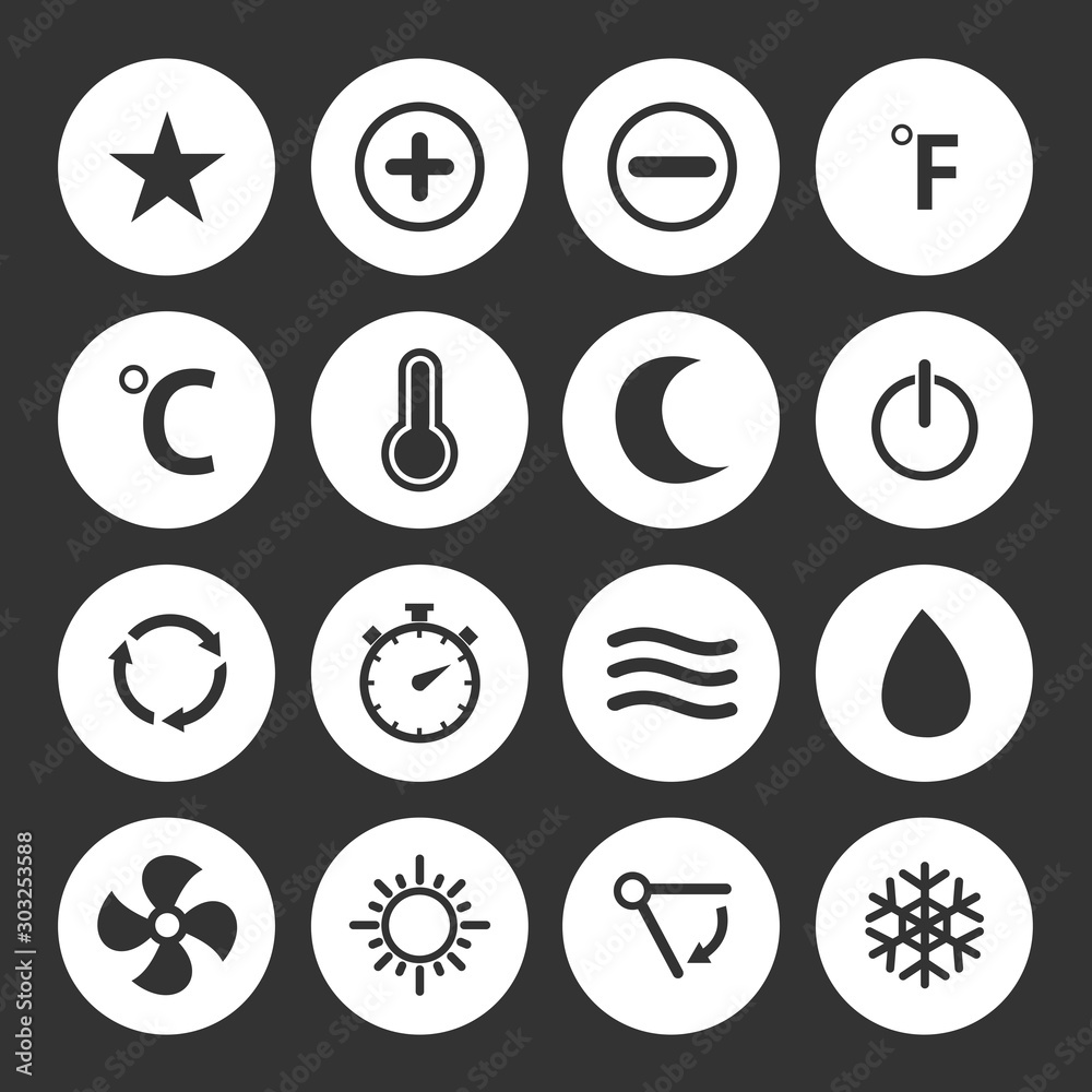 ventilations air conditioning button icon vector design symbol ventilations air conditioning button icon vector design symbol