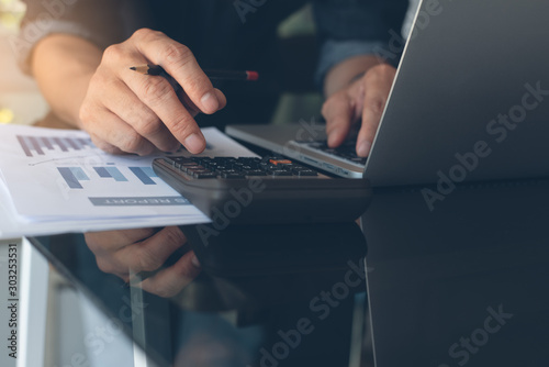 Businessman working