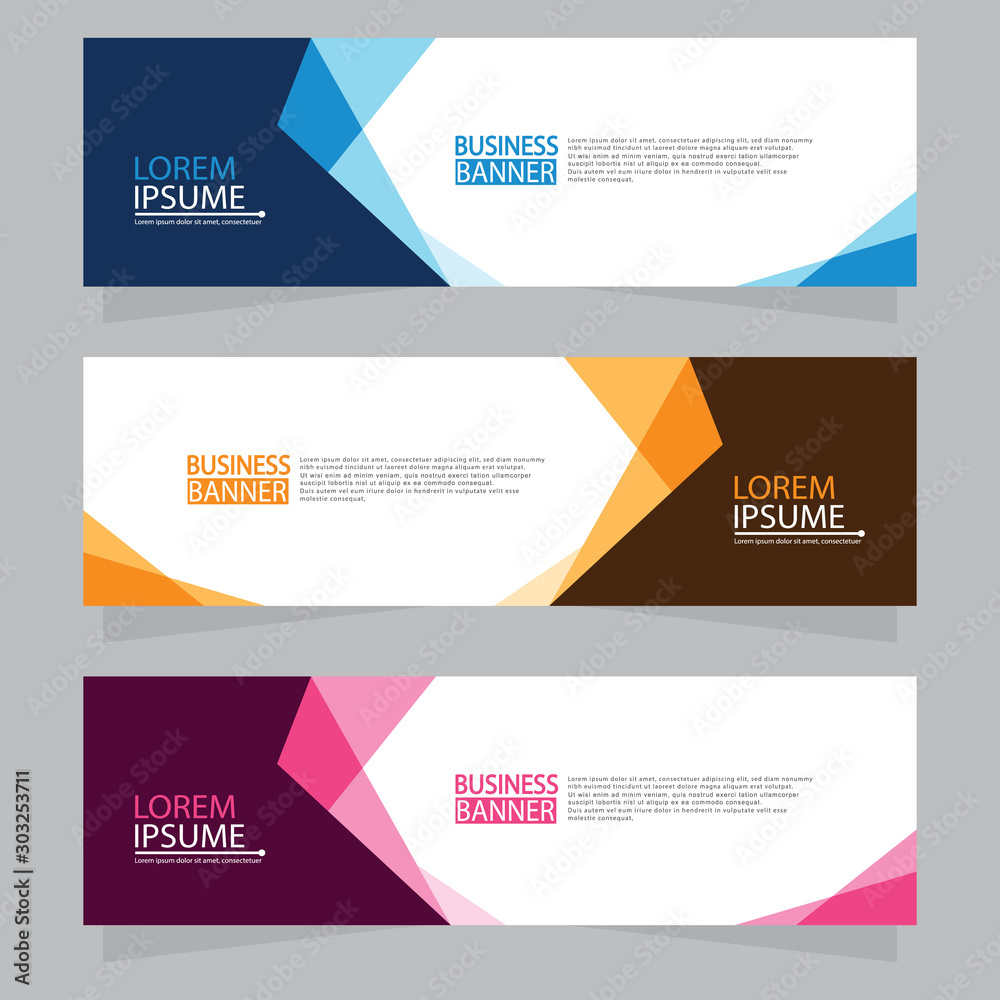 Vector abstract design web banner template. Web Design Elements - Header Design. Abstract geometric web banner template on grey background.Modern banner. Vector abstract design web banner template. Web Design Elements - Header Design. Abstract geometric web banner template on grey background.Modern banner.
