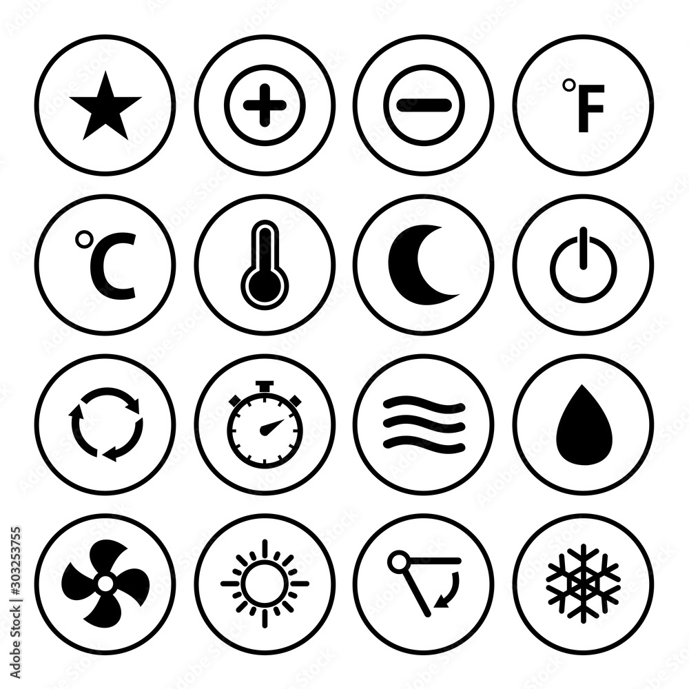 ventilations air conditioning button icon vector design symbol ventilations air conditioning button icon vector design symbol