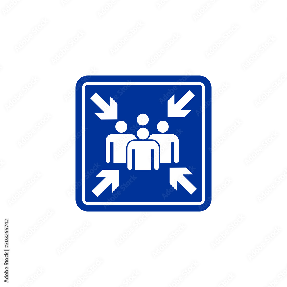 evacuations sign icon vector design symbol evacuations sign icon vector design symbol