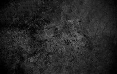 Old wall texture cement dark black gray  background abstract grey color design are light with white gradient background.